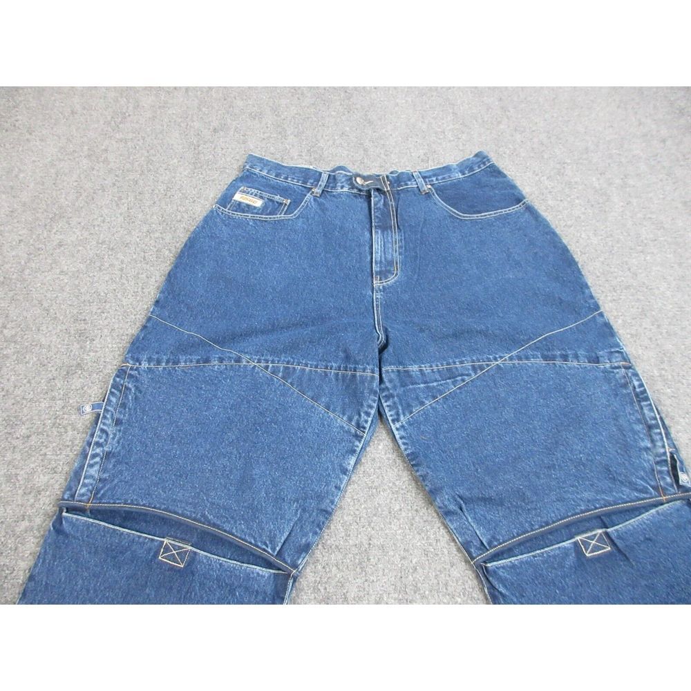 VINTAGE FJ560 Fat Joe Jeans Mens 42 Hip Hop Baggy Y2K Streetwear DEADSTOCK 42X32 - Picture 3 of 16